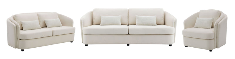 Acme Furniture Mariko Beige Chair with Pillow