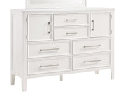 New Classic Furniture Andover White Dresser