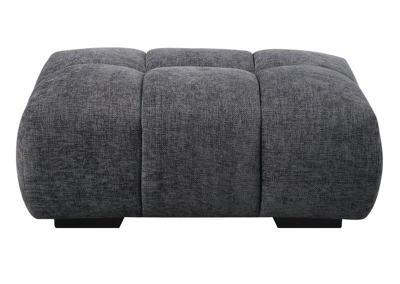 Acme Furniture Chosen Gray Sectional with Ottoman