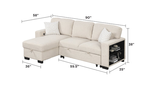 Galaxy Home Pinto Beige Sectional