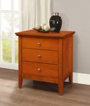 Glory Furniture Hammond Cappuccino 3 Drawers Nightstand