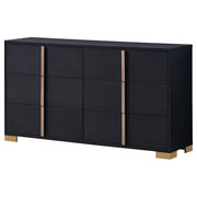 Coaster Furniture Marceline Black 6 Drawers Dresser