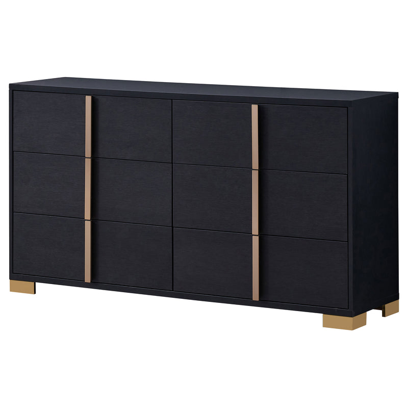 Coaster Furniture Marceline Black 6 Drawers Dresser