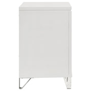 Coaster Furniture Marmore White Nightstand