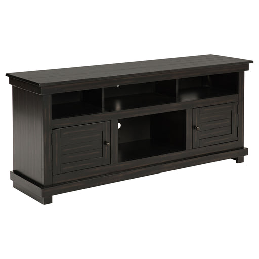 Coaster Furniture Payne Distressed Java Black 60 Inch TV Stand