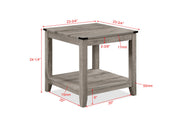 Crown Mark Milton 3pc Cocktail Table Set