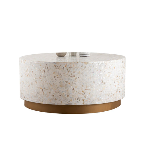 Galaxy Home Luxe Ivory 3pc Coffee Table Set