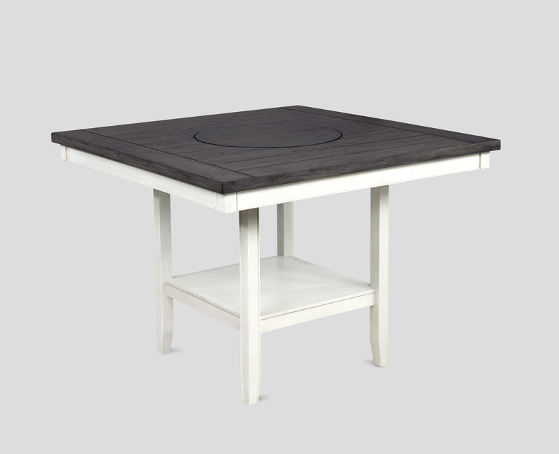 Crown Mark Fulton Chalk Grey Counter Height Table