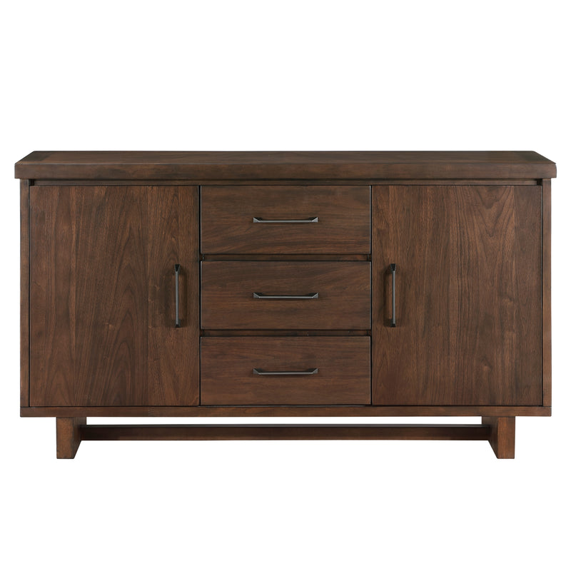 Home Elegance Franco Brown Walnut Server