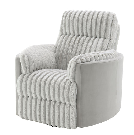 Acme Furniture Emee Gray Swivel Glider Recliner