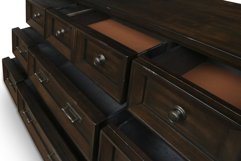 New Classic Furniture Sevilla Walnut Dresser