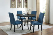 2 New Classic Furniture Crispin Blue Dining Chairs