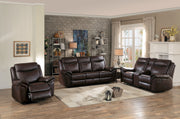 Home Elegance Aram Brown 3pc Living Room Set