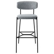 2 Coaster Furniture Elison Grey Pub Height Bar Stools