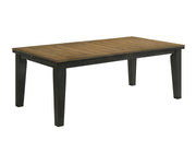 Crown Mark Bardstown Wheat Charcoal Dining Table
