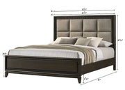 Crown Mark Saratoga 4pc Bedroom Set With Queen Bed