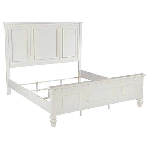 Coaster Furniture Sandy Beach Cream White King Panel Bed