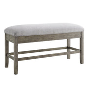 Steve Silver Grayson Ash Gray Storage Counter Bench