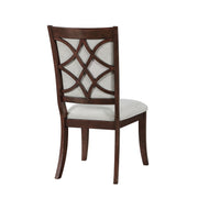 Home Elegance Claymont Beige Cherry 5pc Dining Room Set