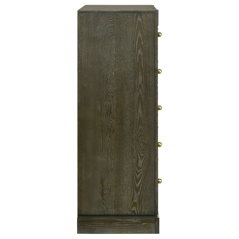 Coaster Furniture Gran Park Dark Cocoa Brown 5 Drawer Chest