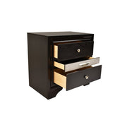 Galaxy Home Matrix Black Wood Night Stand