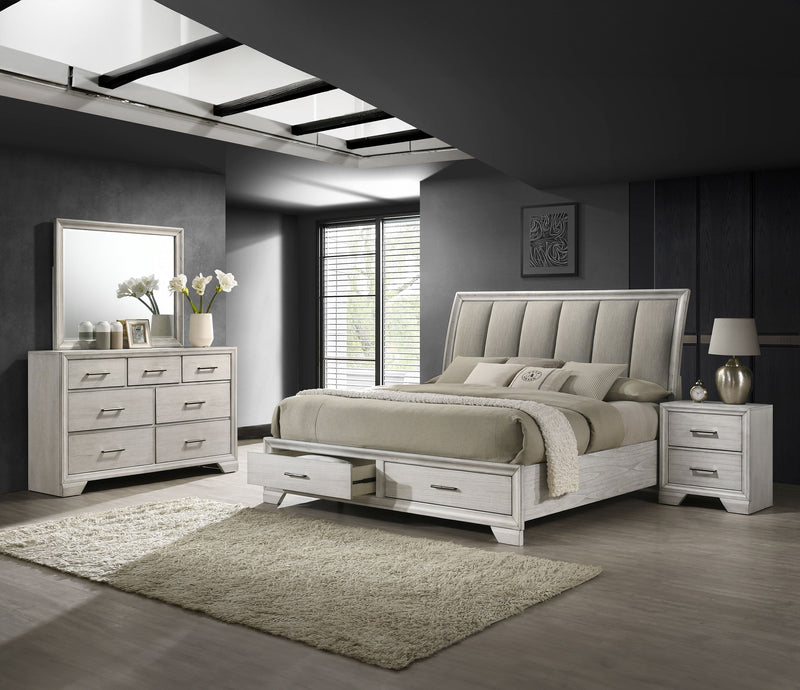 Crown Mark Jaymes White Mist Dresser