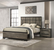 Crown Mark Remington Gray Ebony Night Stand