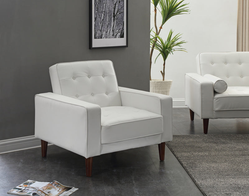 Glory Furniture Andrews Light Gray Chair Bed