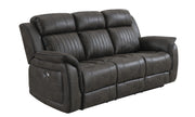 Global Furniture U8517 Grey Reclining Sofa