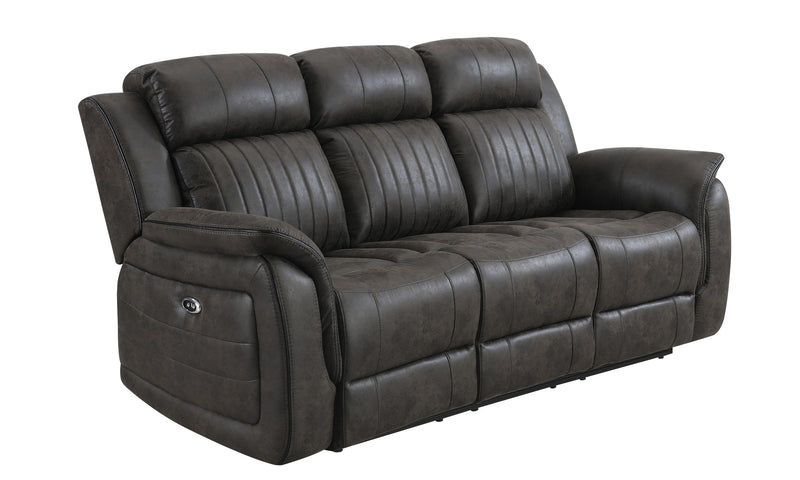 Global Furniture U8517 Grey Reclining Sofa