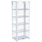 Coaster Furniture Aero White LED Display Curio Cabinet