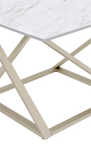 Steve Silver Zurich White End Table