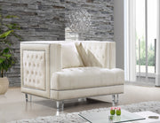 Meridian Furniture Lucas Black Velvet Chair