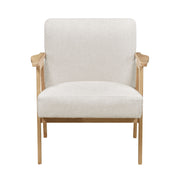 Home Elegance Omara Natural Beige Accent Chair