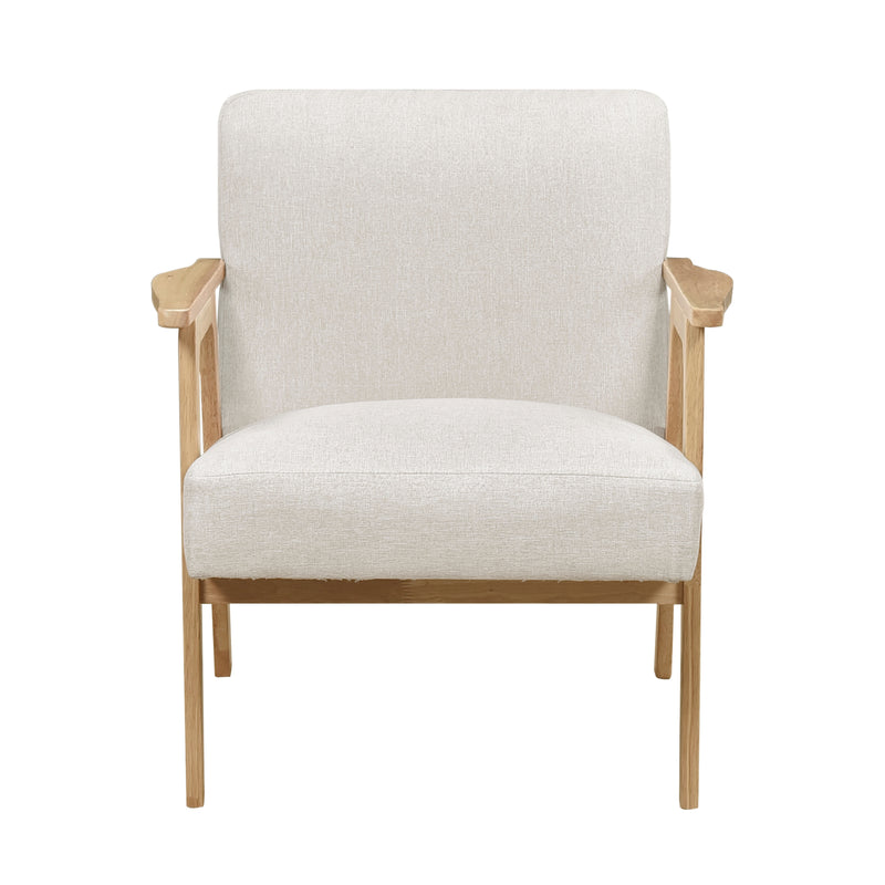 Home Elegance Omara Natural Beige Accent Chair