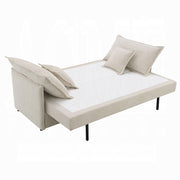 Acme Furniture Elisea Beige Sleeper Sofa