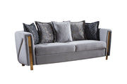 Galaxy Home Chanelle Gray Sofa