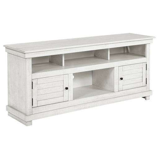 Coaster Furniture Payne Distressed White 60 Inch TV Stand