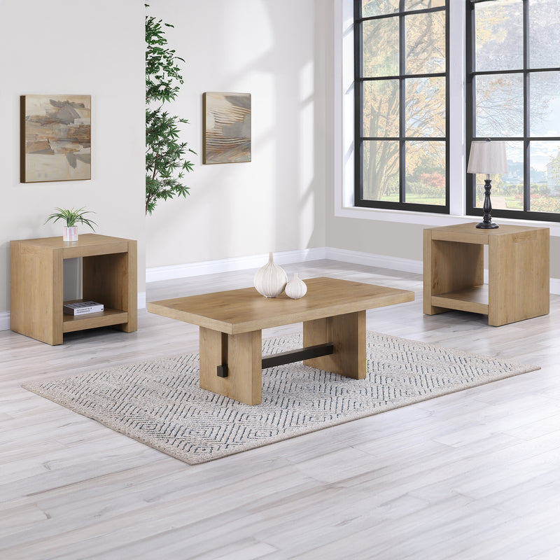 Steve Silver Aubrey Black 48 Inch Coffee Table