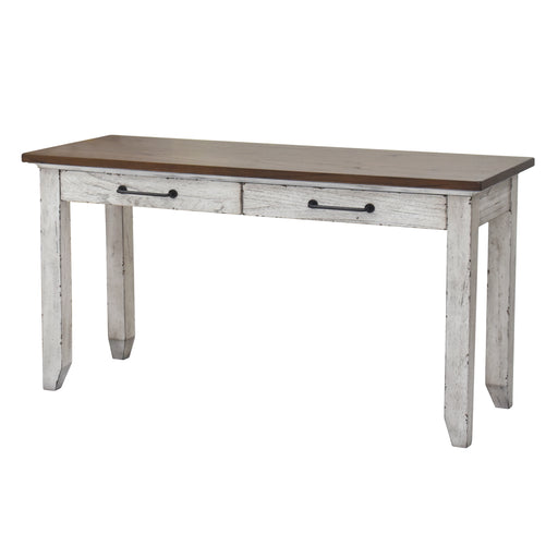 Steve Silver Bear Creek White Honey Smoke Sofa Table