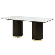 Acme Furniture Clayten White Espresso Dining Table