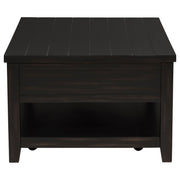 Coaster Furniture Concord Distressed Java Black Coffee Table