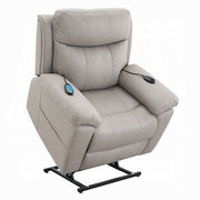 Acme Furniture Chriki Light Gray Power Recliner