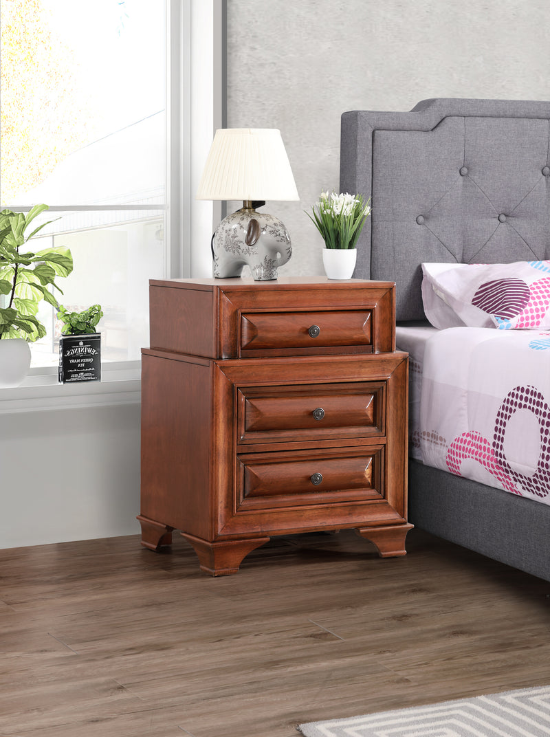 Glory Furniture LaVita Oak Nightstand