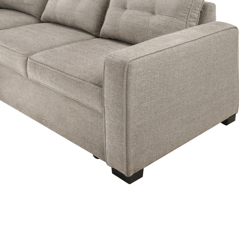 Steve Silver Noah Gray Reversible Sectional