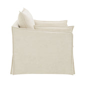 Acme Furniture Shane Beige Chair with 2 Pillows