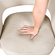 Home Elegance Lavon Dark Gray Swivel Chair