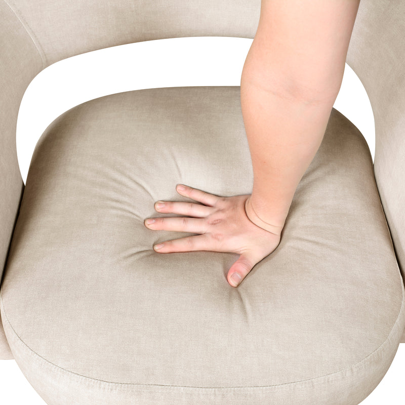 Home Elegance Lavon Dark Gray Swivel Chair