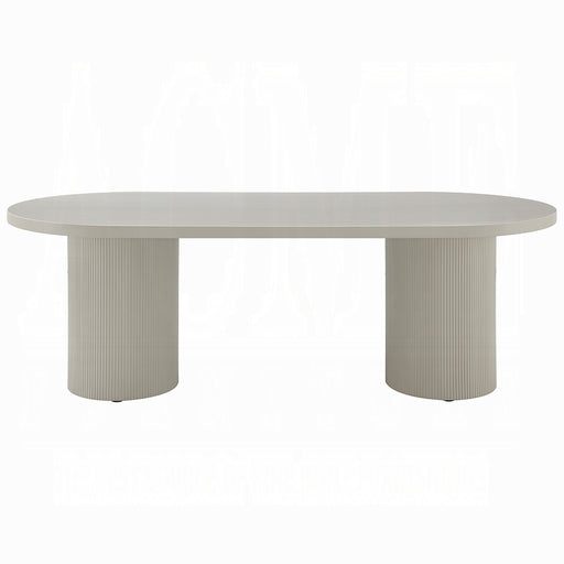 Acme Furniture Laela Bone White Dining Table
