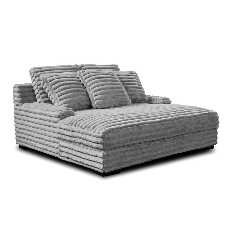 New Classic Furniture Embrace Gray Dual Chaise Lounge